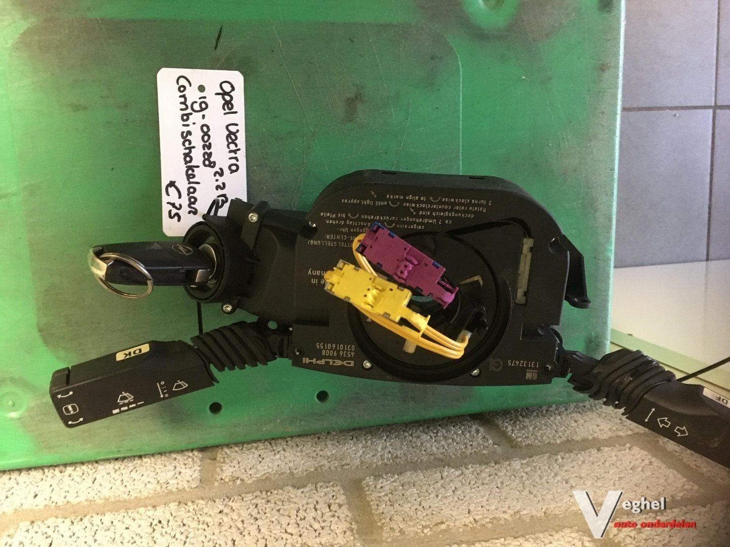 Opel Vectra stuurkolom combischakelaar met contactslot, Gebruikt, -, -, Ophalen of Verzenden