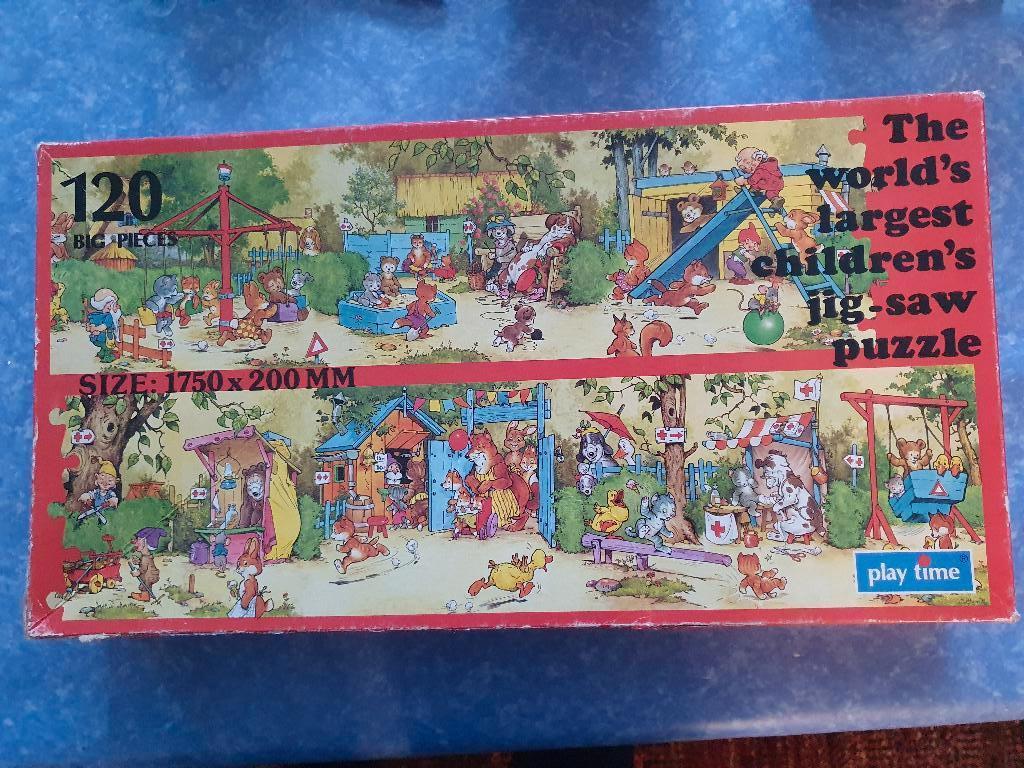 Kinderpuzzel 120 grote stukken, Ophalen, Meer dan 50 stukjes, Gebruikt