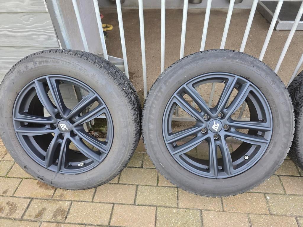 Winterbanden op velgen Opel Mokka X, Auto-onderdelen, Banden en Velgen, Ophalen of Verzenden, Winterbanden, Band(en)
