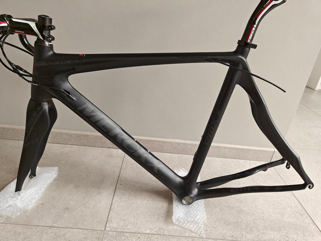 Cadre Eddy Merckx EMX-5 - édition noire, Racefiets, Utilisé, Carbone, Enlèvement
