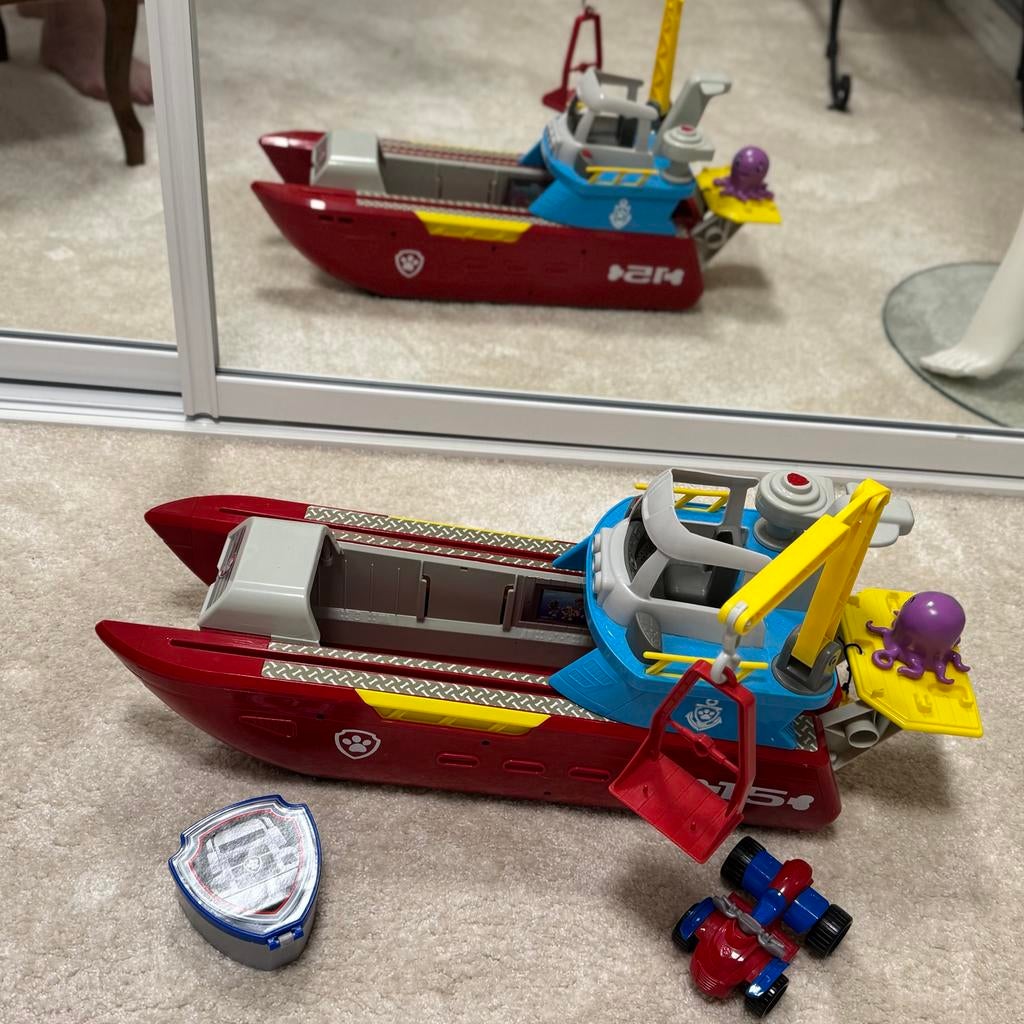 Paw Patrol Zeepatrouilleboot, Kinderen en Baby's, Ophalen, Zo goed als nieuw
