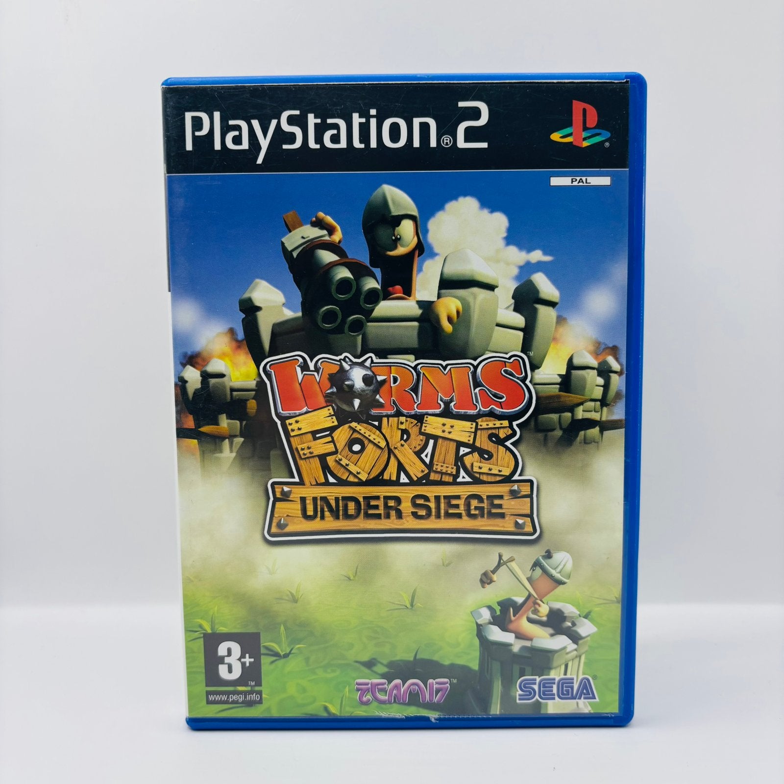 Worms Forts Under Siege pour PlayStation 2, Consoles de jeu & Jeux vidéo, Enlèvement ou Envoi, Comme neuf, Shooter, À partir de 3 ans