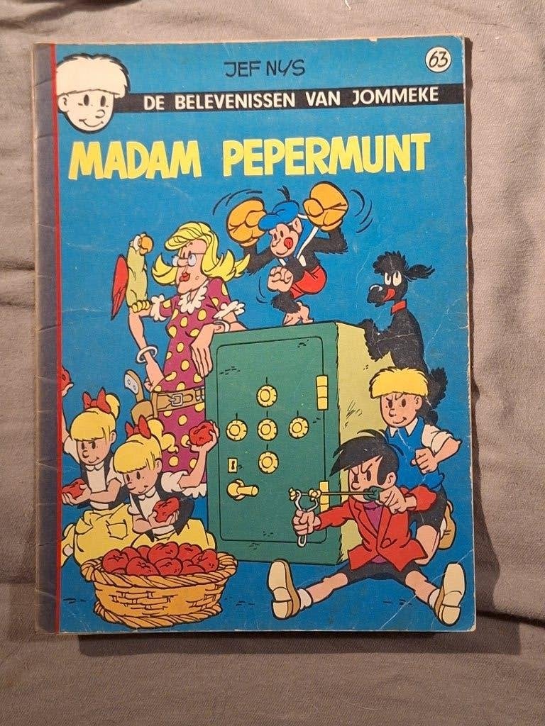 Jommeke 63: madam Pepermunt, Eén stripboek, Ophalen of Verzenden, Gelezen