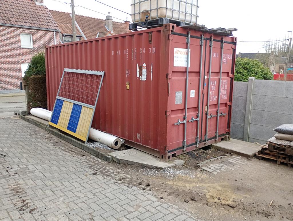 Zeecontainer 20 ft in goede staat., Ophalen
