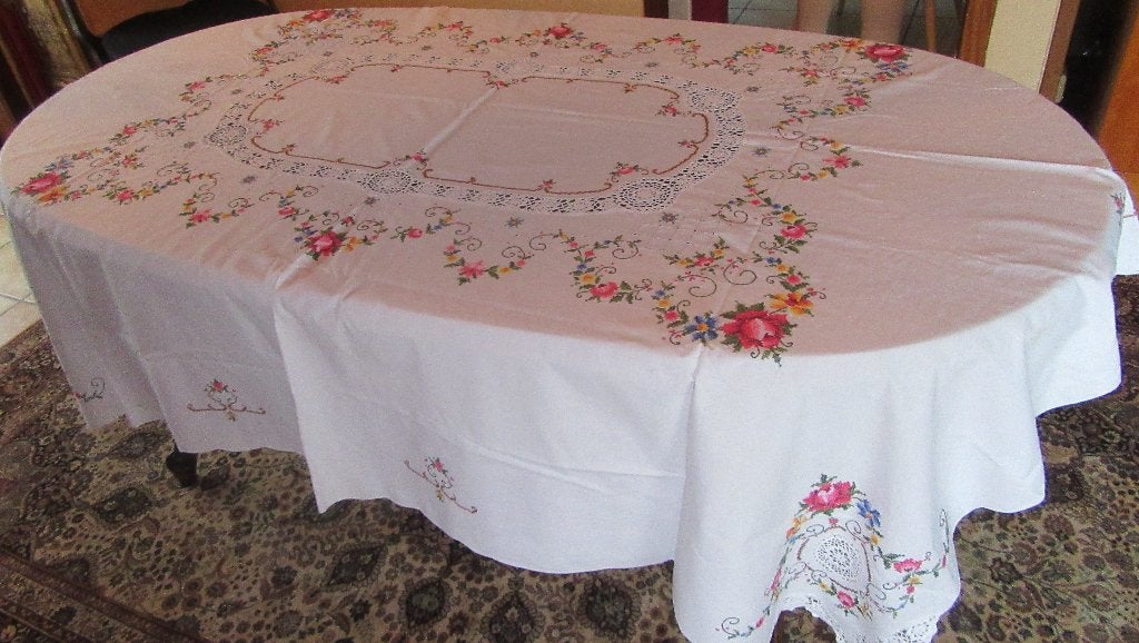 Tafelkleden handwerk, Ophalen, Nieuw, Rechthoek