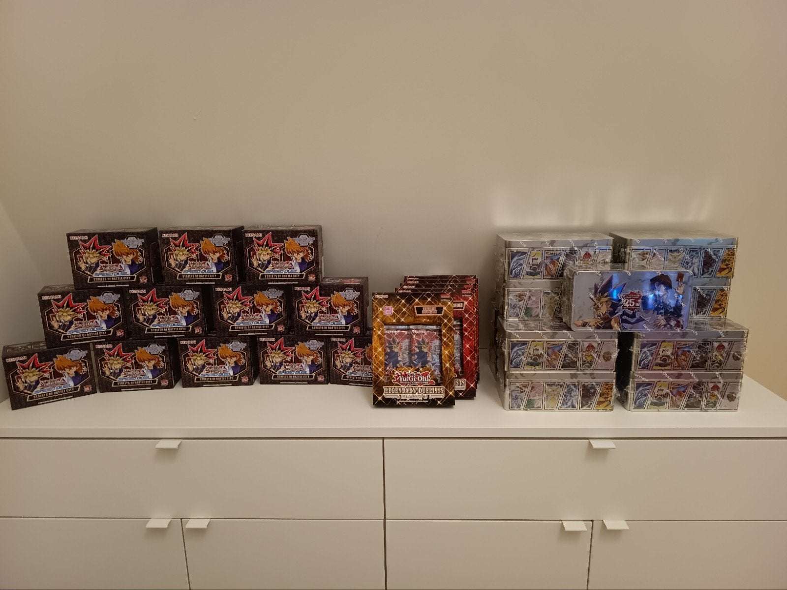 Groot lot Yu-Gi-Oh! Sealed boxes, Ophalen, Nieuw, Boosterbox