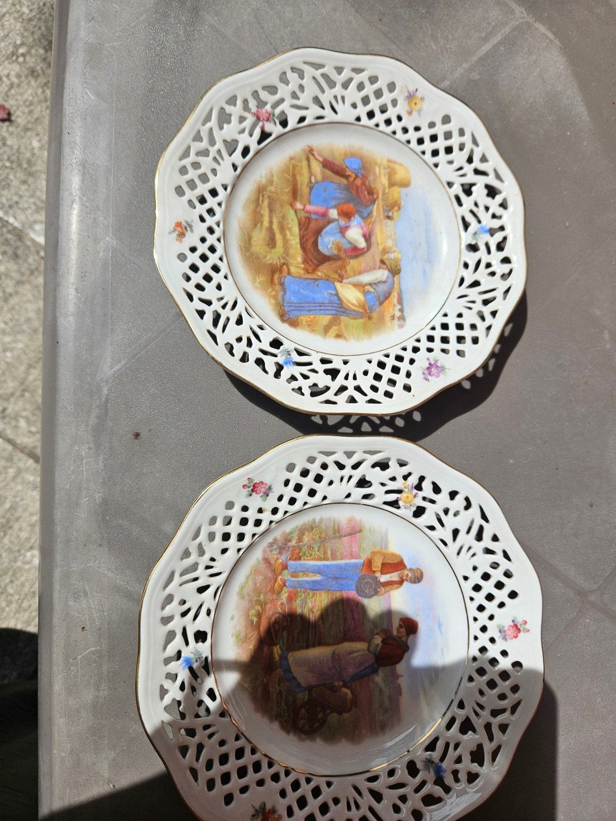 assiettes décoratives, Antiquités & Art, Enlèvement