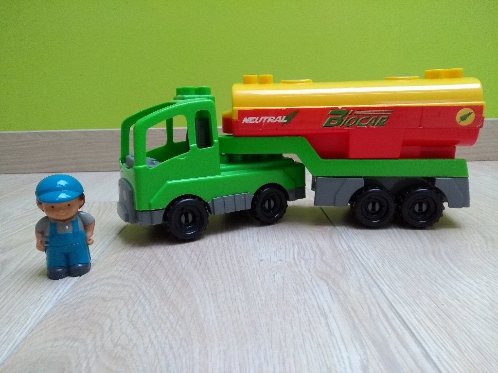speelgoed vrachtwagen met ventje, Kinderen en Baby's, Ophalen