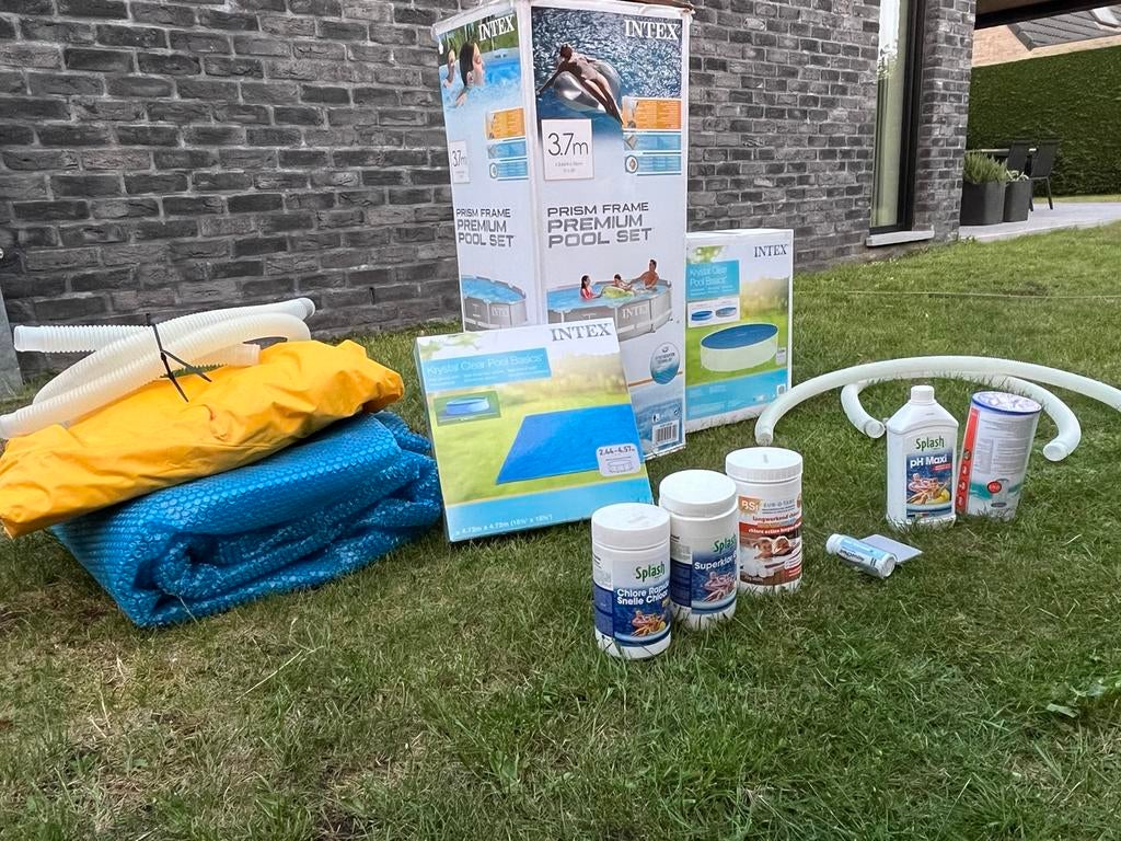 Intex opbouwzwembad Premium, Ophalen, Zo goed als nieuw