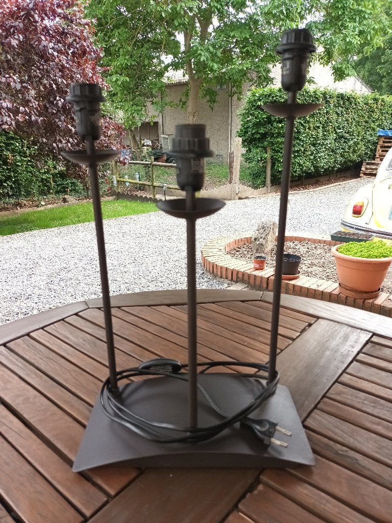 Set van 2 staande verlichtingen, E14 lampen, Enlèvement, Utilisé, Métal, 75 cm ou plus