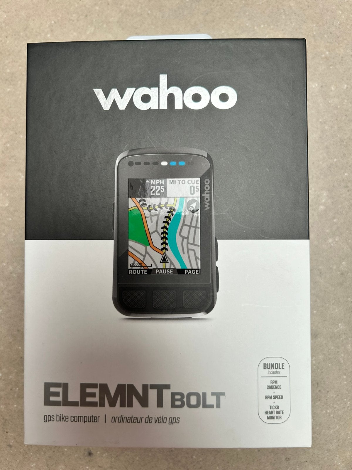 Wahoo elment +wahoo hartslagmeter, Ophalen, Zo goed als nieuw