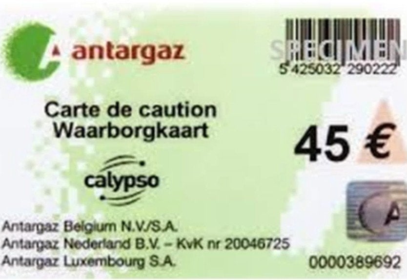 antargaz Calypso waarborgkaart, Caravans en Kamperen, Kampeeraccessoires, Ophalen