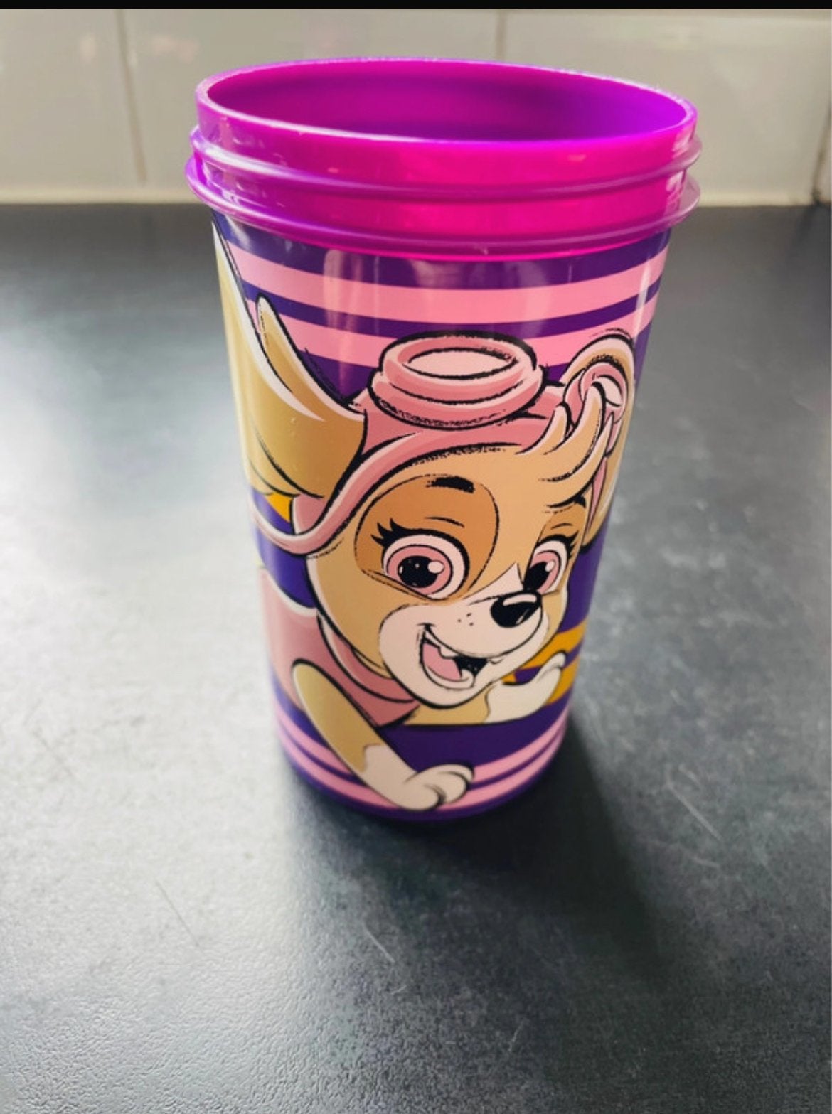 Paw patron drink beker, Ophalen of Verzenden, Gebruikt, Waterglas