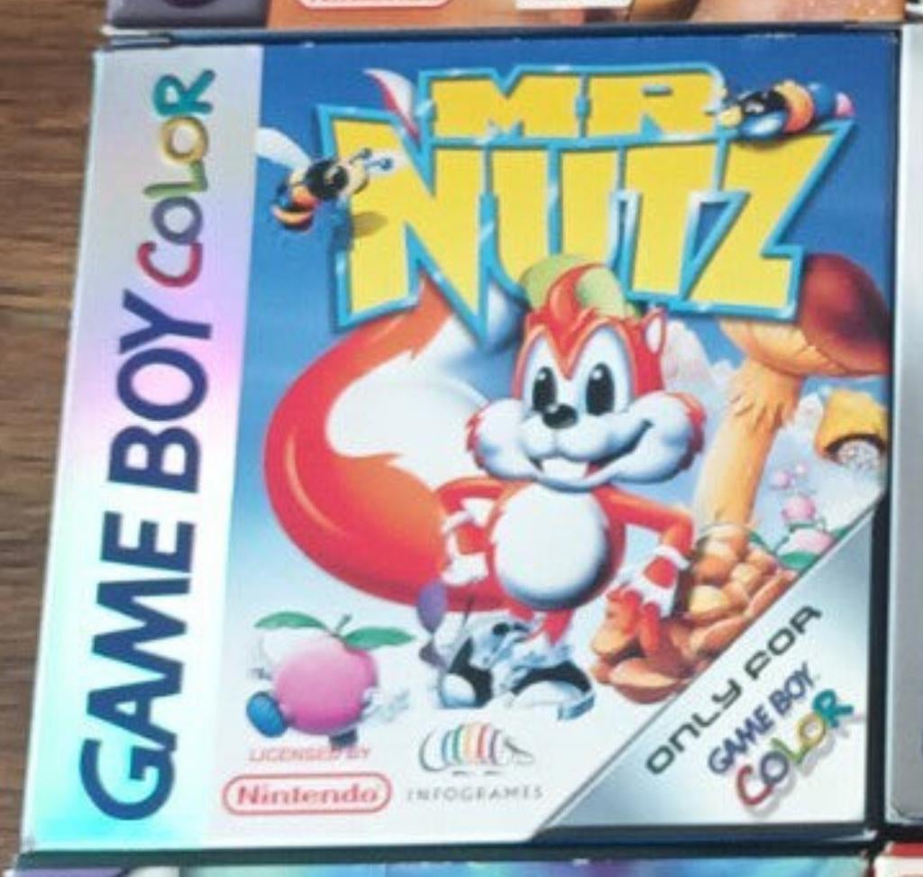 Mr Nutz Compleet met Doos, Games en Spelcomputers, Games | Nintendo Game Boy, Ophalen