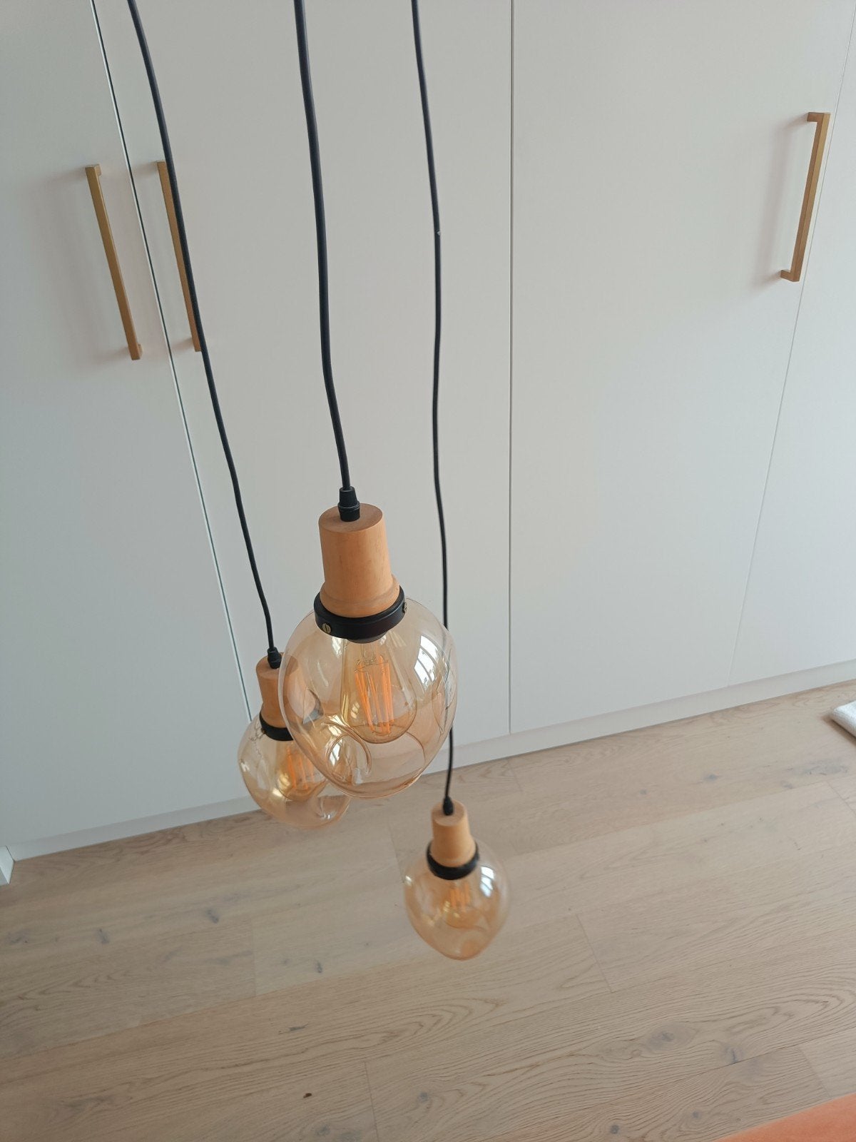 plafond lamp, hanglamp, verlichting, Inclusief lichtbron, Glas, Hanglamp, Zwart
