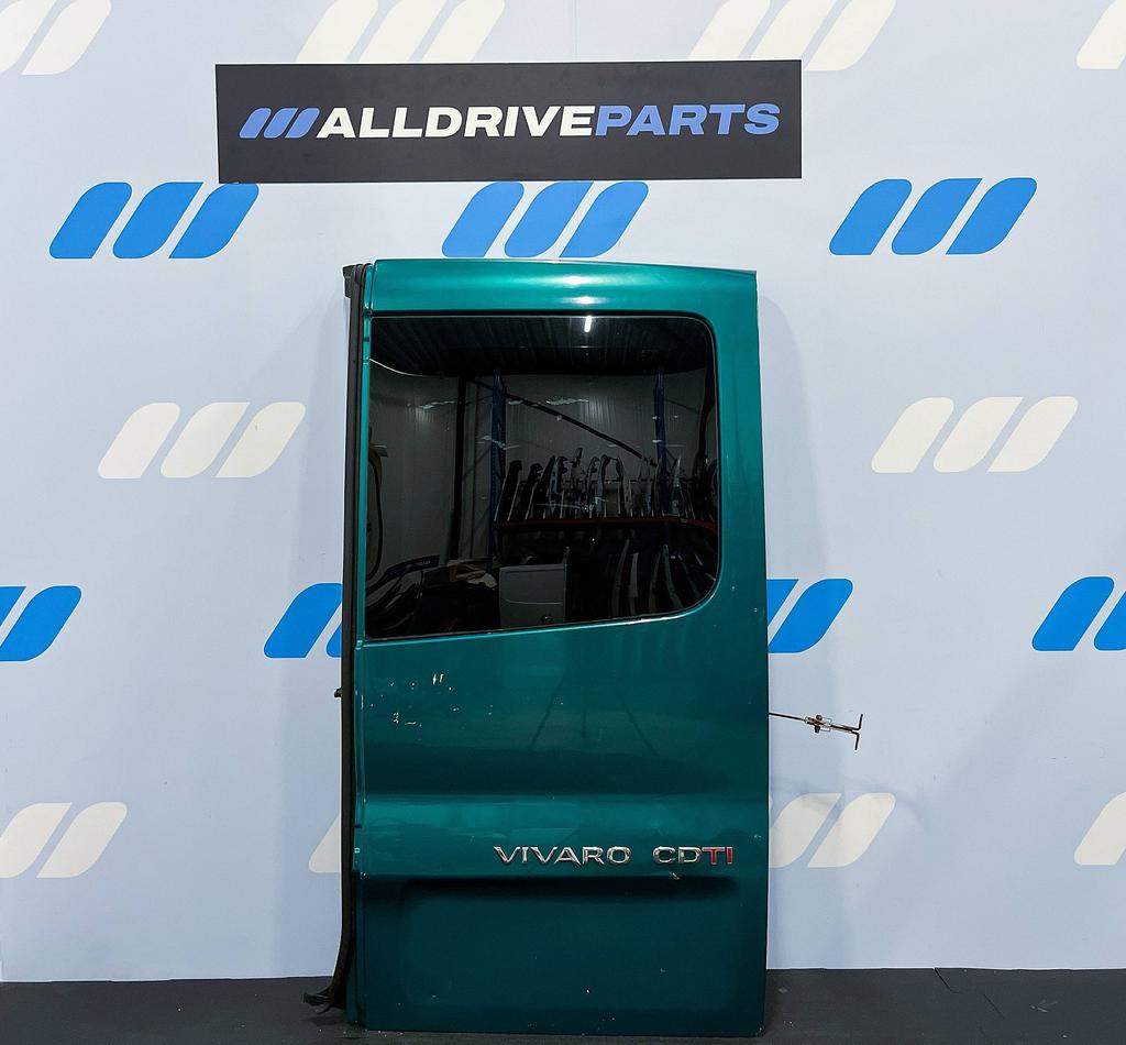 Opel Vivaro renault Achterdeur rechts groen met ruit 9115999, Gebruikt, -, Deur, -