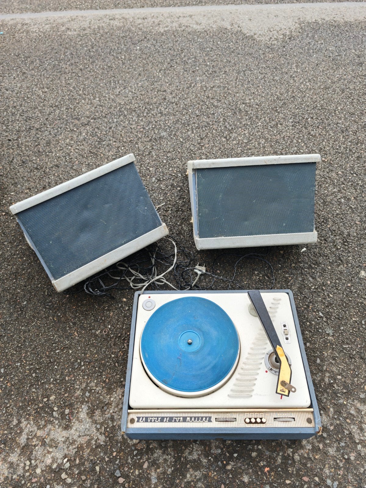 Tourne disque années 50-60, Enlèvement, Ne fonctionne pas, Tourne-disque
