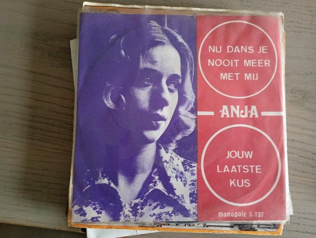 Anja - Nu dans je nooit meer met mij, En néerlandais, Pochette photo, 7 inch, Utilisé