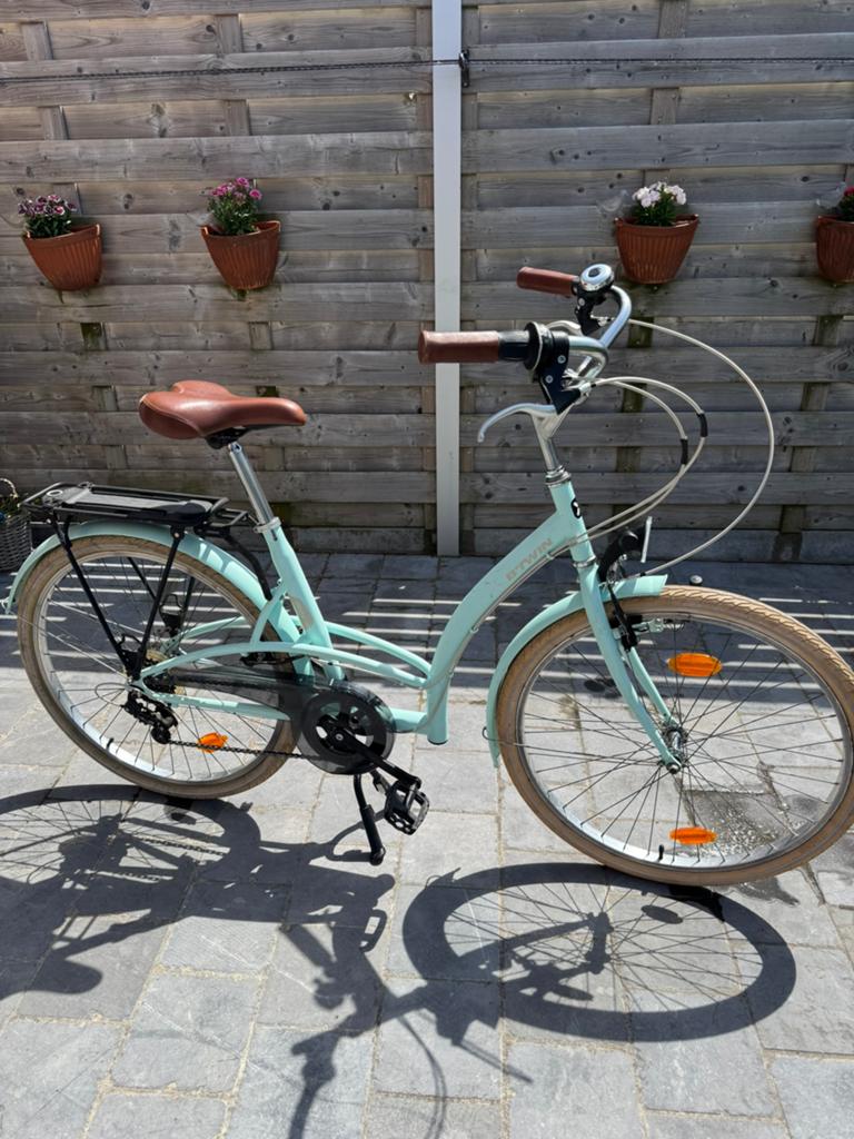B’twin elopse damesfiets, Fietsen en Brommers, Fietsen | Dames | Moederfietsen, Gebruikt, Overige merken, Versnellingen, Ophalen