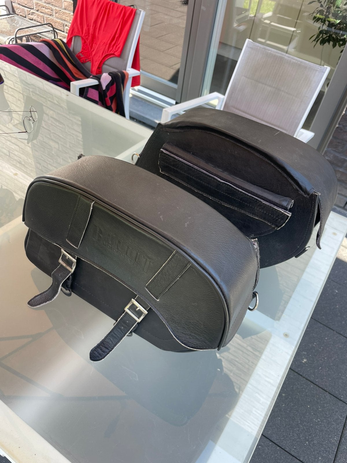 Bullit Motorcycles zadeltassen, Motoren, Ophalen, Gebruikt