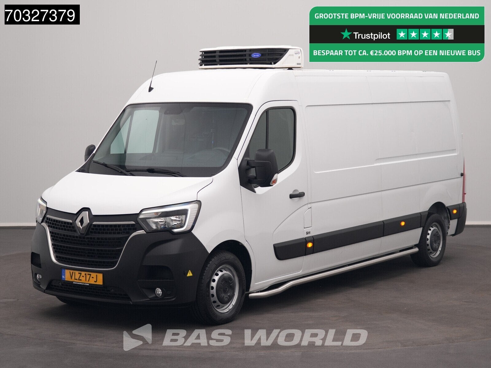 Renault Master 150PK Koelwagen L3H2 Carrier Xarios 350 LED A, Auto's, Bestelwagens en Lichte vracht, Stof, Gebruikt, 4 cilinders