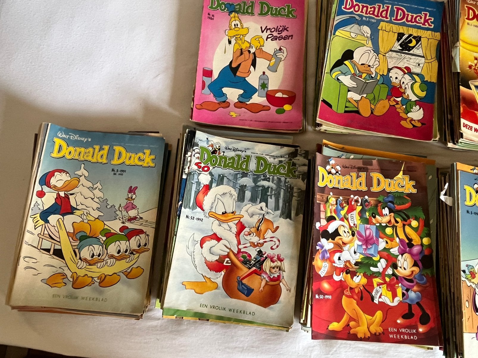 Donald duck oude strips, Ophalen, Gelezen