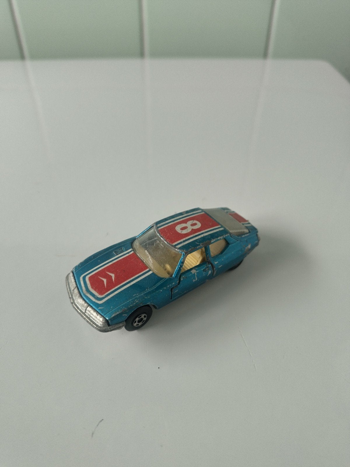 Vintage Matchbox Citroën S.M. AFHALING LEES BESCHRIJVING, Enlèvement, Utilisé, Voiture, Matchbox