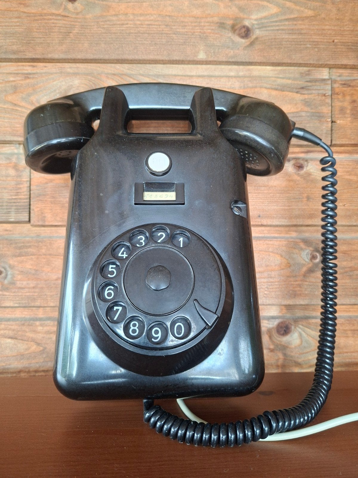 Vintage PTT wandtelefoon (type Heemaf 195, Telecommunicatie, Vaste telefoons | Niet Draadloos, Ophalen of Verzenden