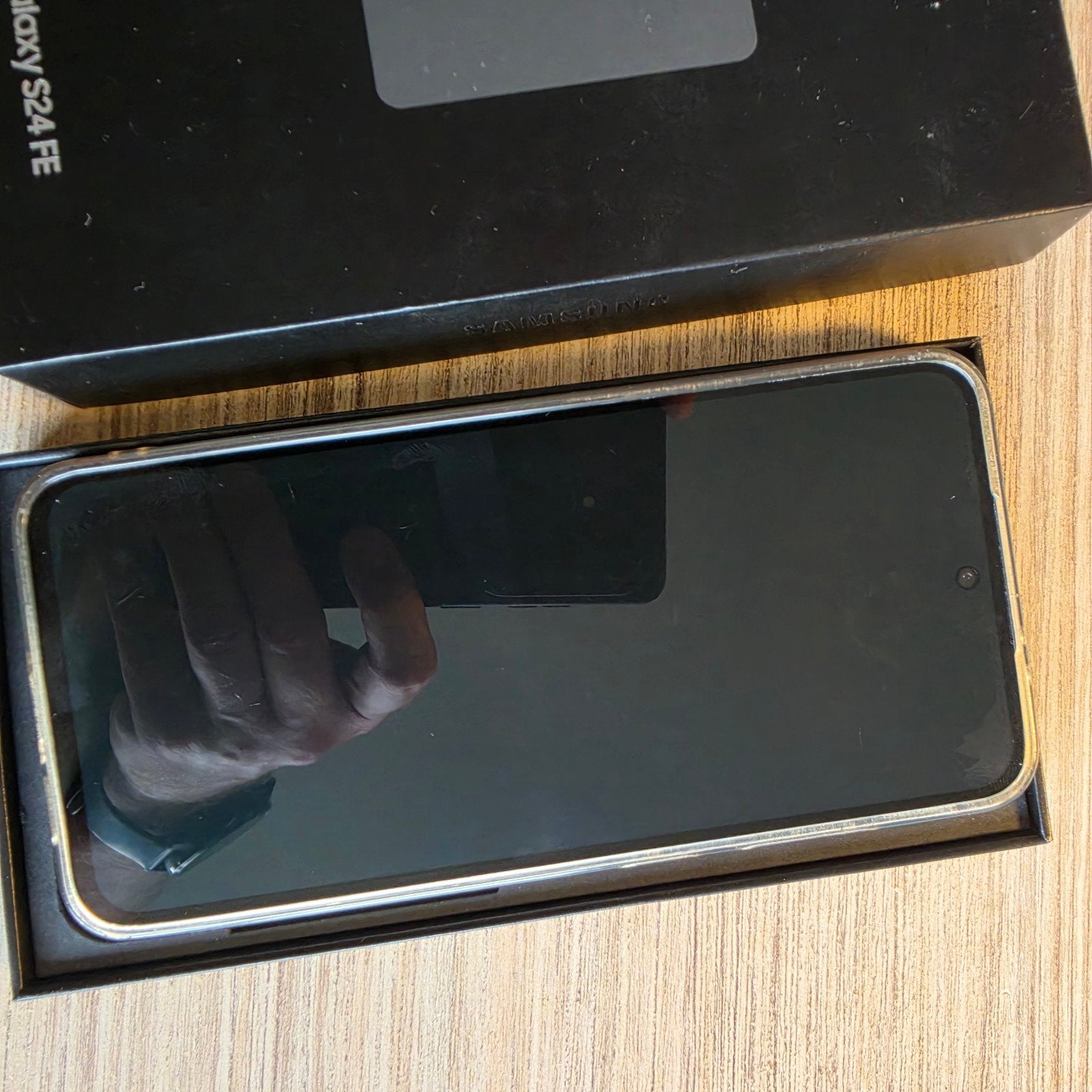 Samsung S24 FE noir 128 Go, Galaxy S24, Enlèvement, Utilisé, 128 GB