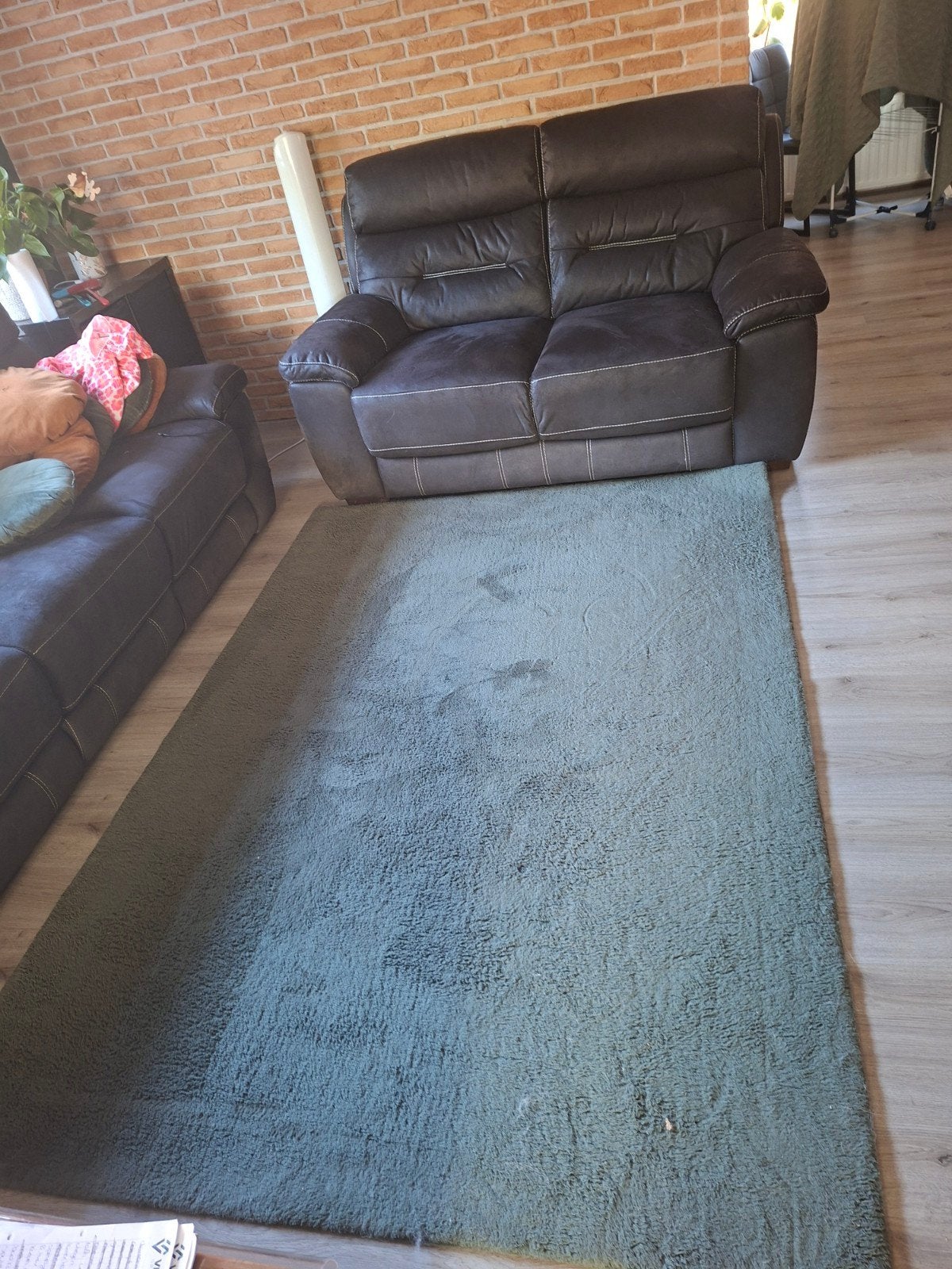 mos groen vloerkleed 225x160, Huis en Inrichting, Stoffering | Tapijten en Vloerkleden, Ophalen