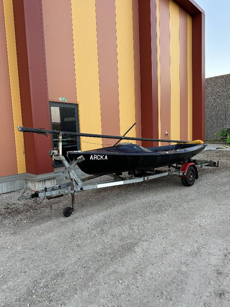 Nauta Whale 500 + geremde trailer, Watersport en Boten, Ophalen, Gebruikt, Benzine, Buitenboordmotor