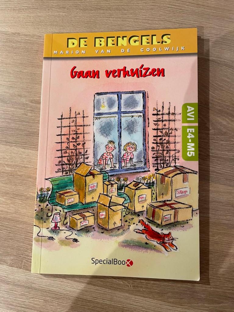leesboekje AVI E4 - M5 de bengels gaan verhuizen, Boeken, Kinderboeken | Jeugd | onder 10 jaar, Ophalen of Verzenden