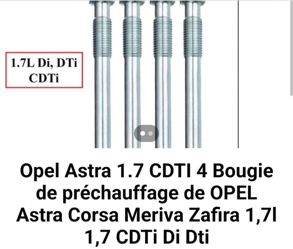 Bougie préchauffage Opel voir photo neuf !!, Enlèvement, Neuf, Opel