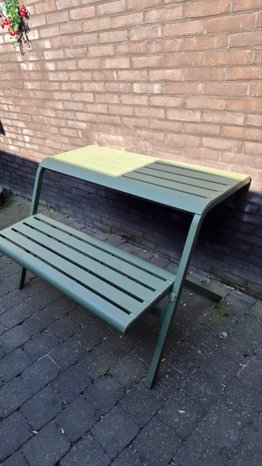 table et banc intégré extérieur, Enlèvement