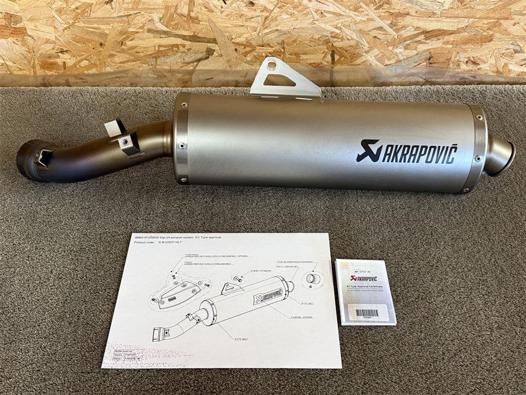 Akrapovic uitlaat demper titanium BMW R1200GS 2010-2012, Verzenden, Gebruikt