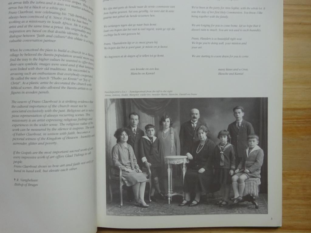 Frans Claerhout, 75 jaar 50 jaar priester -kunstenaar, 1994, Peinture et dessin, Enlèvement ou Envoi, Comme neuf, Bert Dewilde