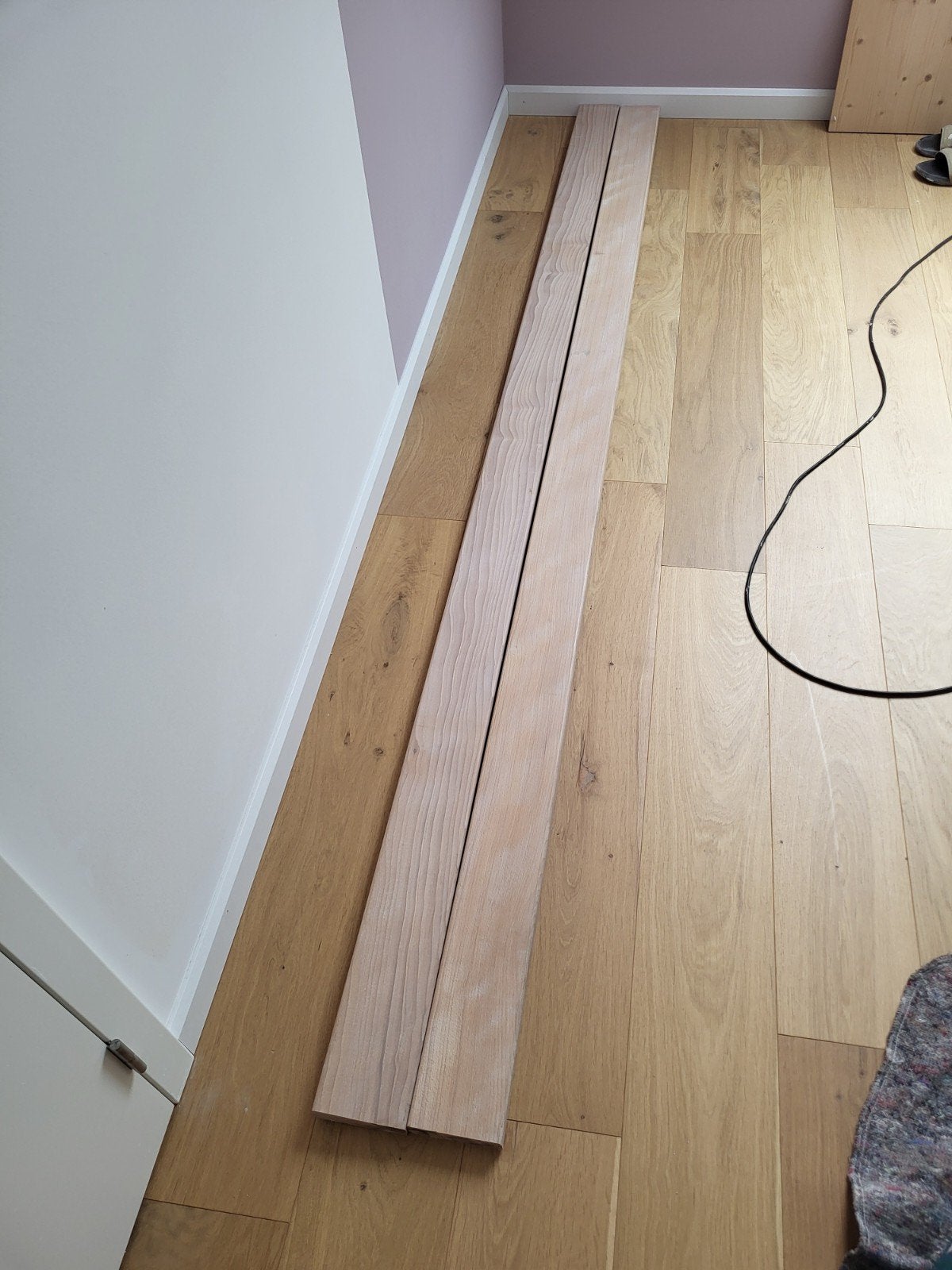 massieve beuken planken, Bricolage & Construction, Bois & Planches, 250 à 300 cm, Comme neuf, Enlèvement, 25 à 50 mm