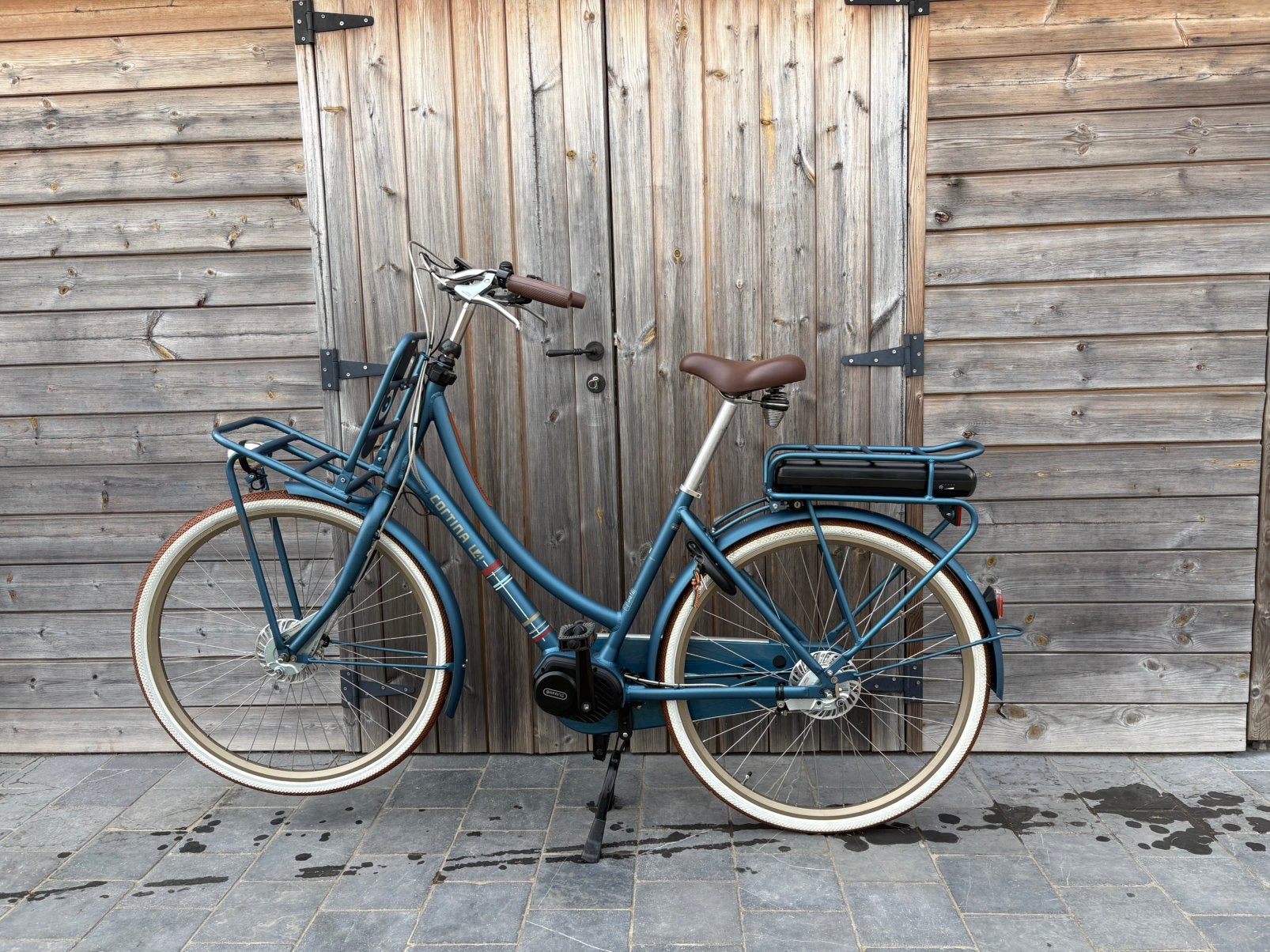 Cortina U4 Elektrische Fiets — medium – weinig km –450 Wh, Enlèvement, Comme neuf, Frein à disque, Vitesses