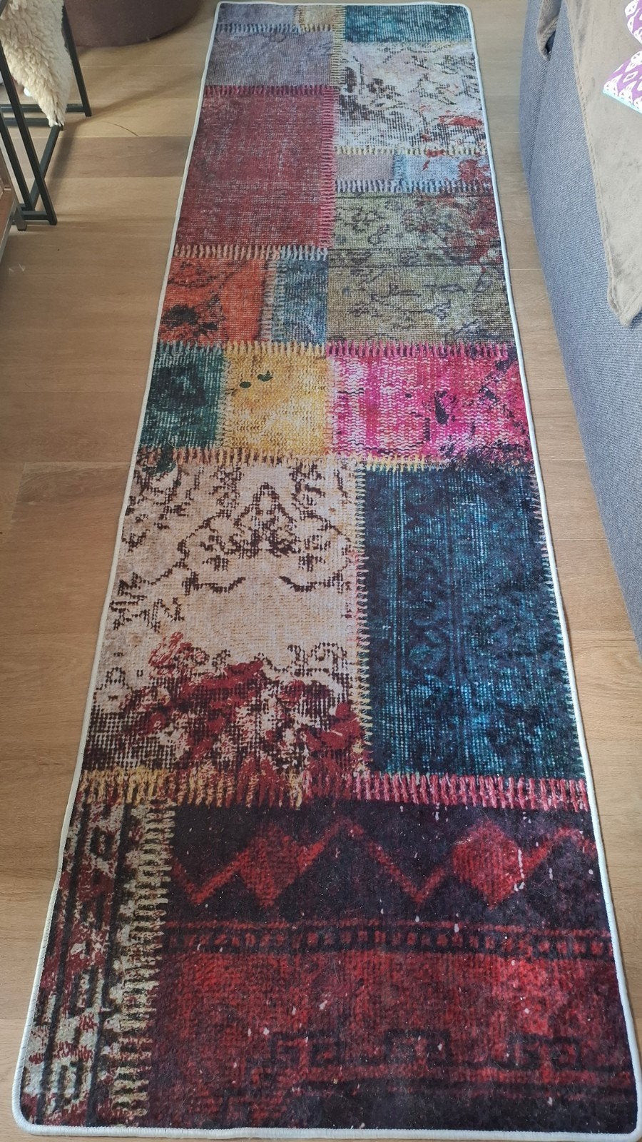 Patchwork loper 295cm x 80cm, Ophalen