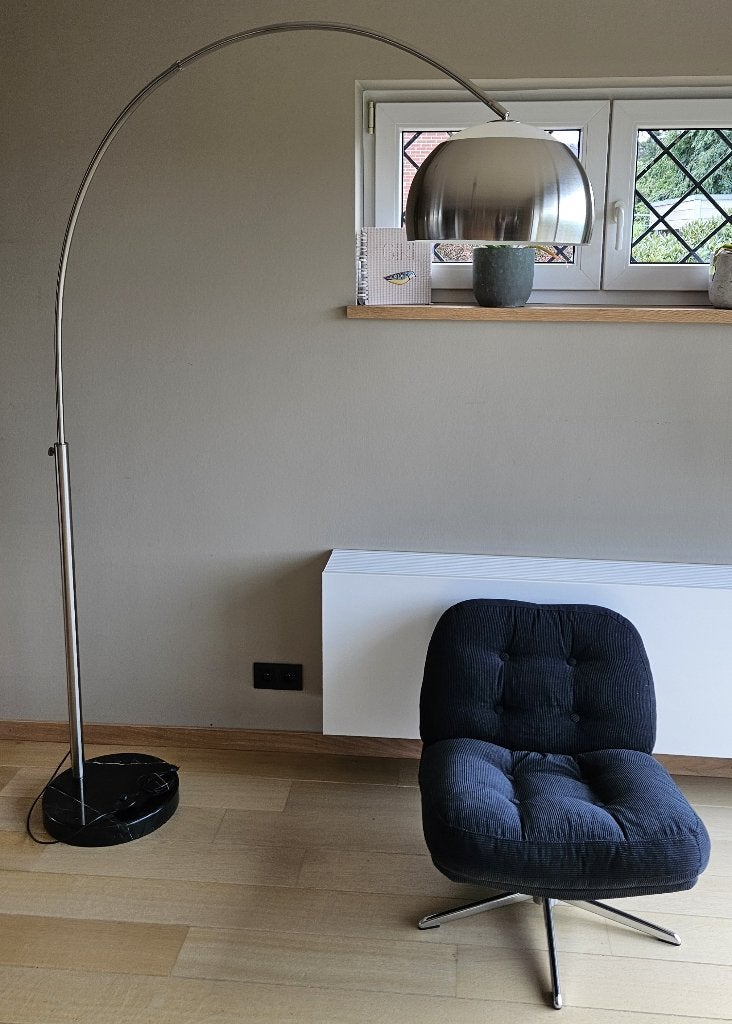 Lampadaire arc -  lampe arche sur pieds, Enlèvement, Utilisé, Verre, 150 à 200 cm