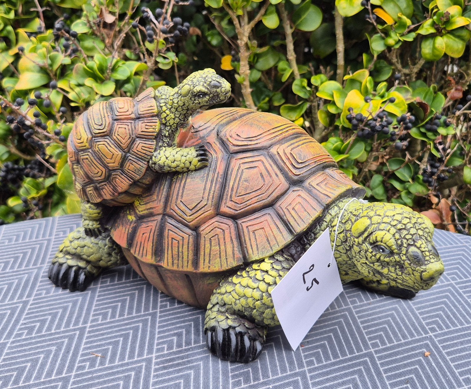 Polyester schildpadden,  3 modellen, Ophalen, Nieuw, Kunststof, Dierenbeeld
