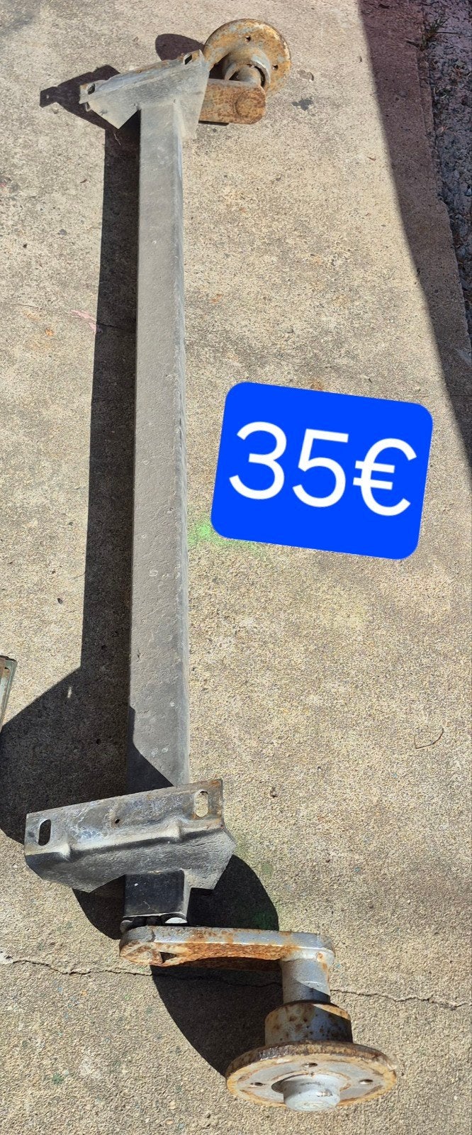 Essieu et pièces remorque, Enlèvement