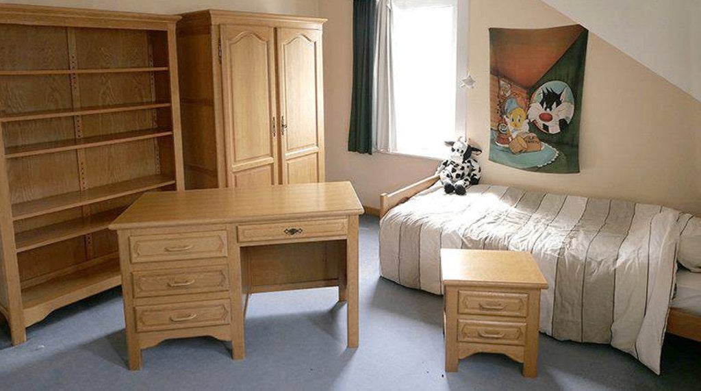 volledige slaapkamer, Huis en Inrichting, Ophalen, Gebruikt, Eenpersoons, Klassiek