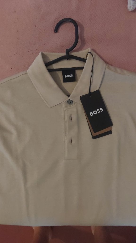 Tshirt Boss,, Kleding | Heren, Polo's, Ophalen, BOSS, Maat 48/50 (M), Beige