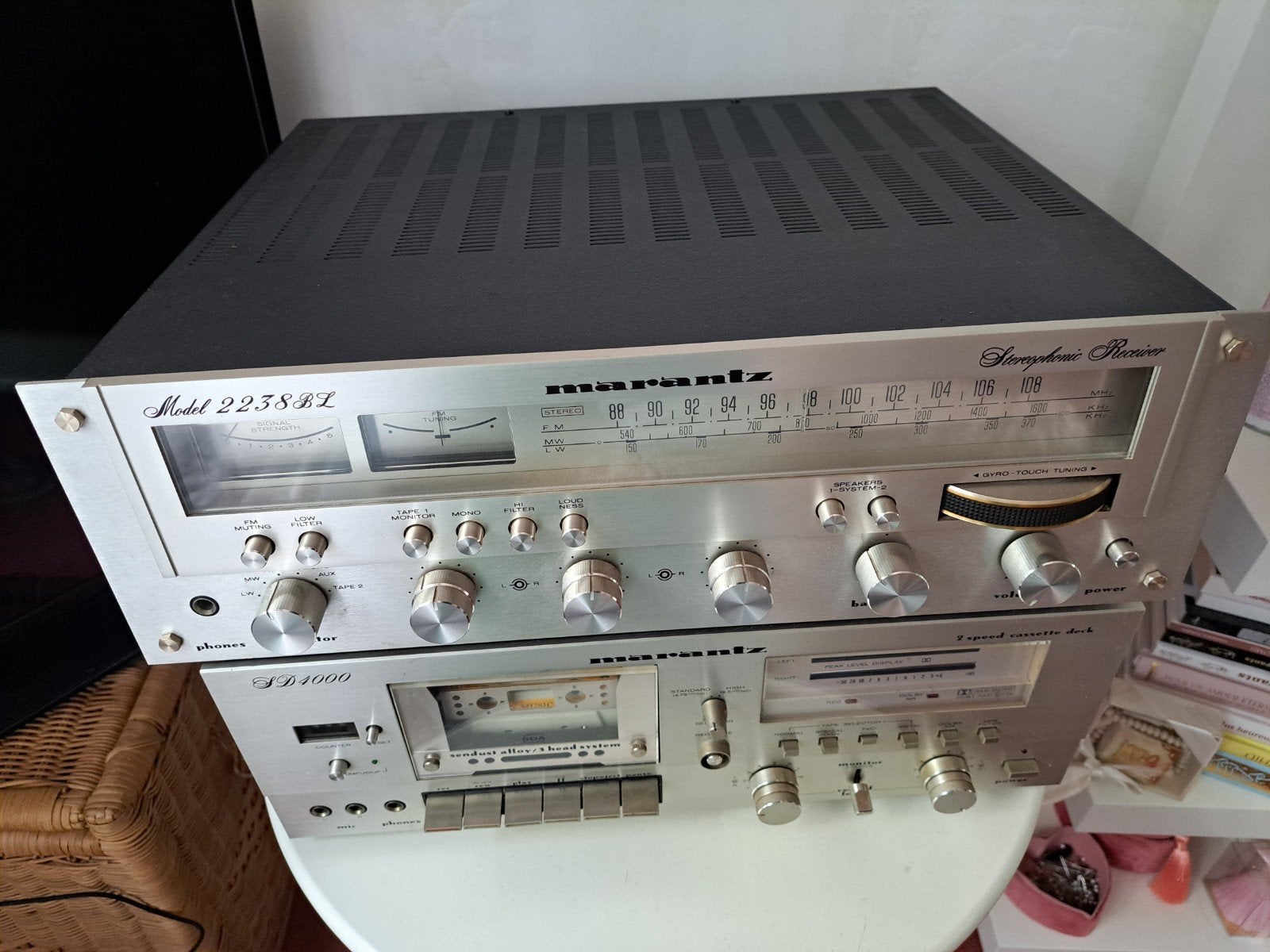 ampli tuner marantz 2238bl, TV, Hi-fi & Vidéo, Enlèvement, Marantz