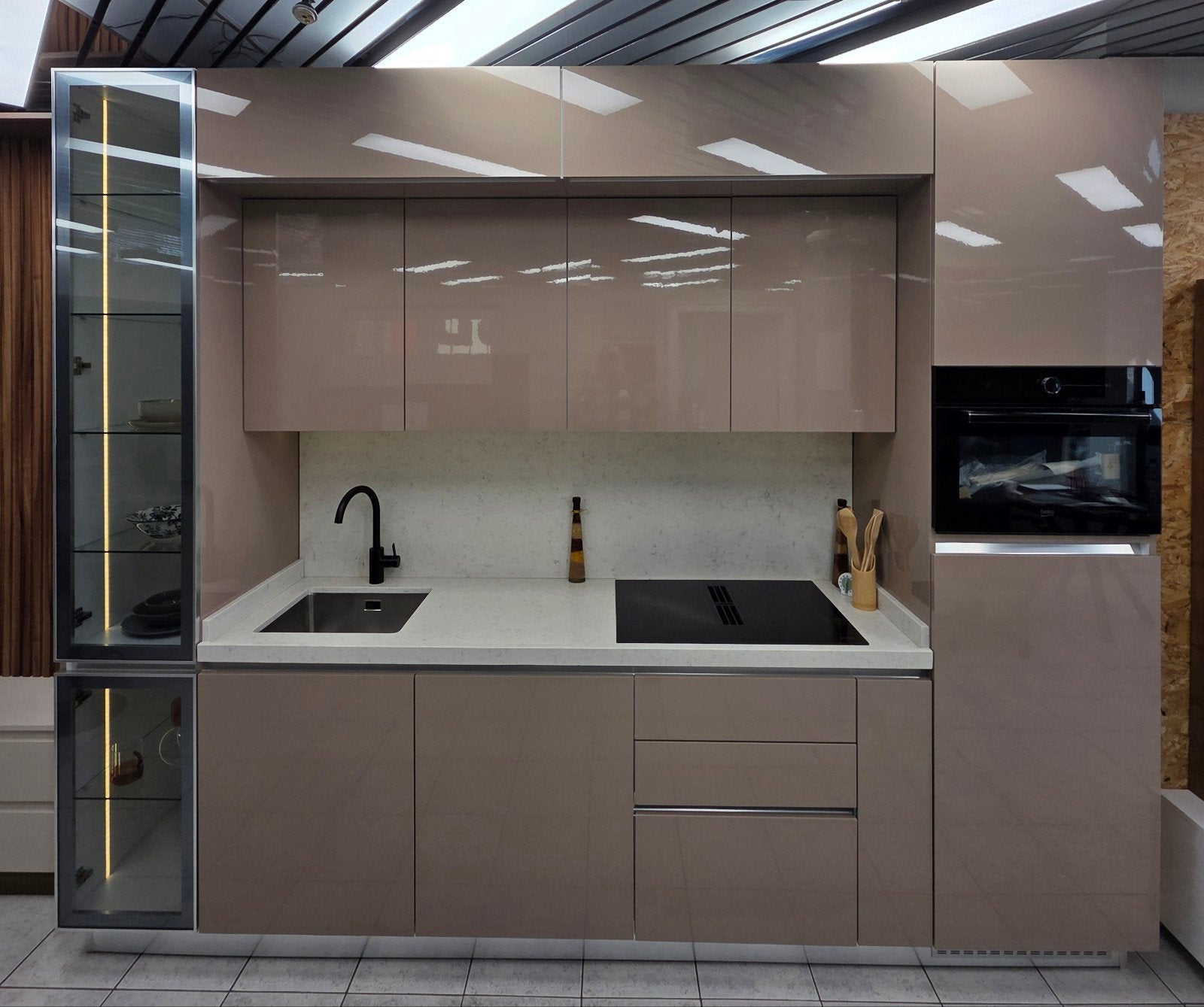 Cuisine d'Exposition Modele Showroom 300x250cm, Ophalen of Verzenden, Nieuw, Graniet of Steen