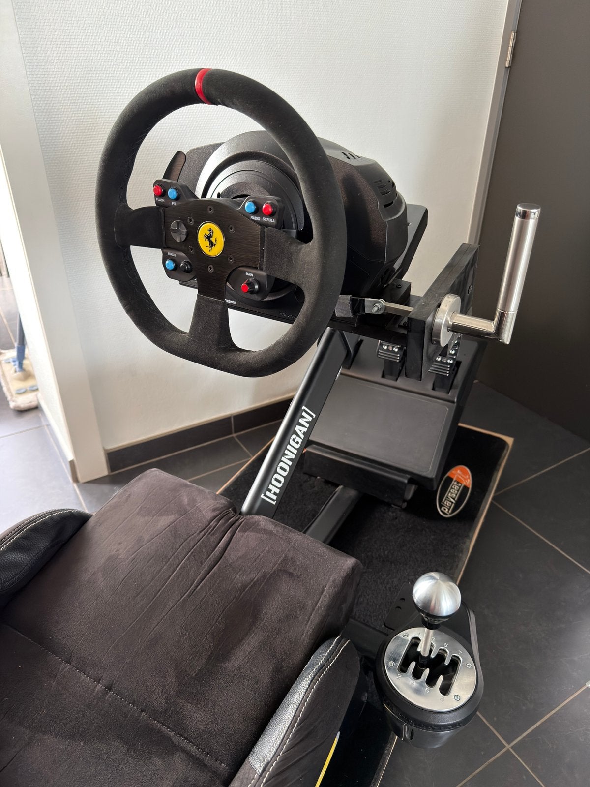 Trustmaster T300 Ferrari + TH8A Shifter + Playseat GT, Consoles de jeu & Jeux vidéo, Consoles de jeu | Autre, Enlèvement, Comme neuf