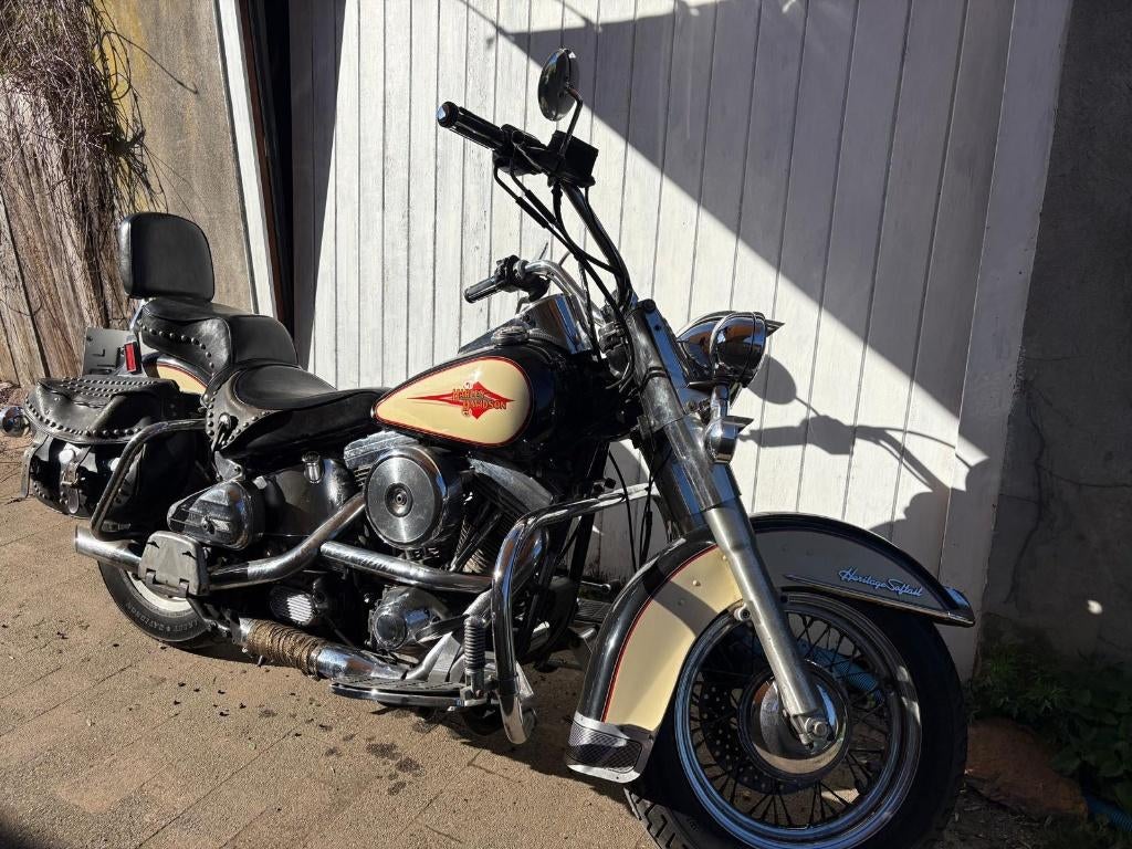 Harley Davidson Héritage Softail 1340 cc 38000 KM 1990, Occasion, 2 cylindres, Particulier, Chopper