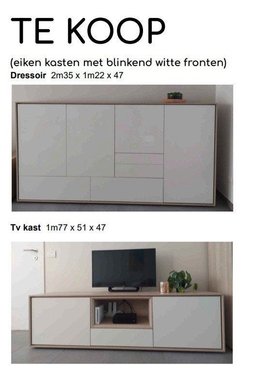 Dressoir en tv kast, Ophalen