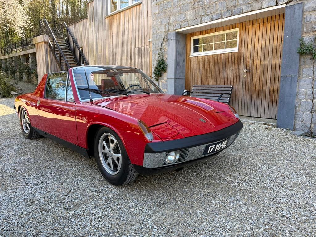 Porsche 914 1.7 rood, Autos, Rouge, Achat, Particulier, Jantes en alliage léger